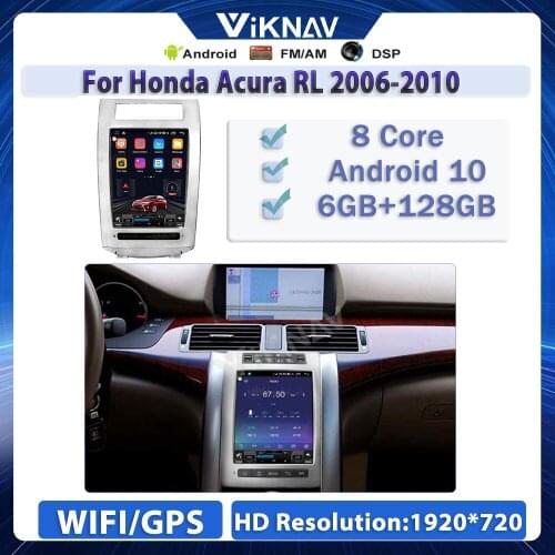 2din Android Car Radio for Honda Acura RL 2006 2007 2008 2009 2010 Car GPS navigation Vertical screen stereo multimedia player