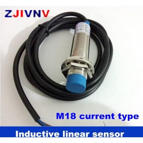 M18 Inductive linear sensor proximity switch current type non-flush type detect distance 8mm