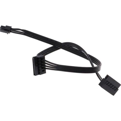For Lenovo Main Board Interface Small 4Pin to Two SATA SSD Power Supply Cable 1Pc 45CM Cable MINI 4 Pin Turn 2 SATA Power Supply