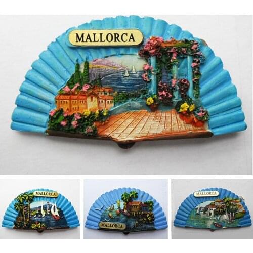 Fridge magnet spain Tourism souvenir European Mallorca Refrigerator magnetic Stickers for home decoration Travel Gifts