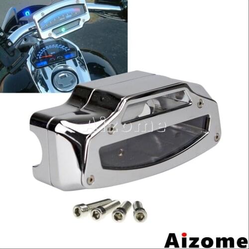 Motorcycle Chrome Tach Tacho Gauge Meter Housing Cover For Suzuki Boulevard M109R 2006-2014 Gauge Meter Housing Shell