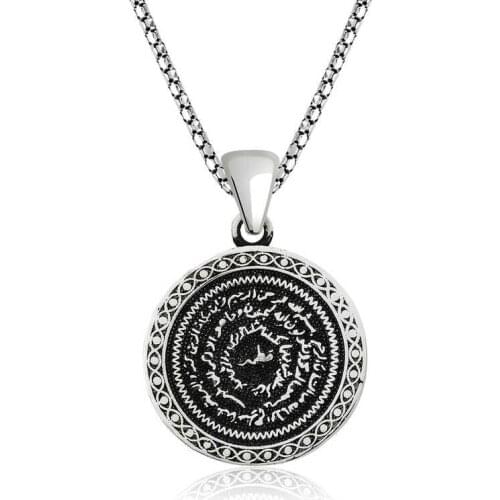 Real Silver 925 Jewelry Silver Kıtmir Prayer Necklace