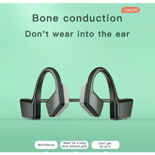 Headphones Bone Conduction Earphone BT Earphones 5.0 Wireless Headset Waterproof Sports Earbud