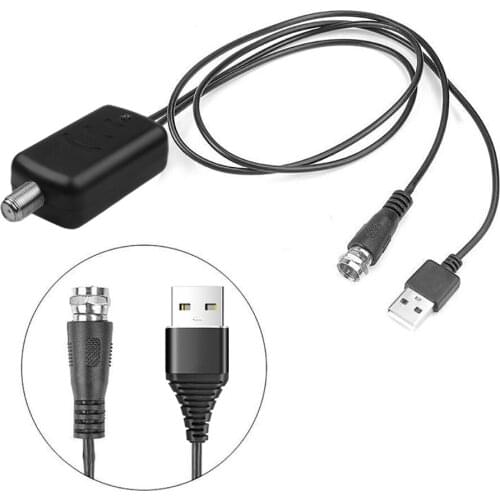 Kebidumei New Digital HDTV Signal Amplifier Booster Digital HD for Cable TV Fox Antenna HD Channel 25DB Low Noise Dropship