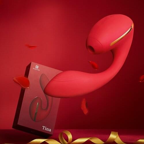 Wholesale Tina Tina sucking vibrator 10 frequency vibration intelligent heating G-spot massage masturbation device for adult sex