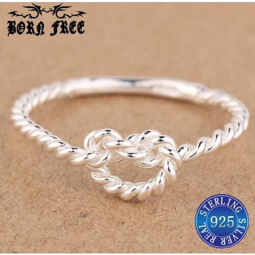 925 sterling silver couple rings for women ring men love heart twist anillos mujer bague femme argent 925 fashion jewelry ringen