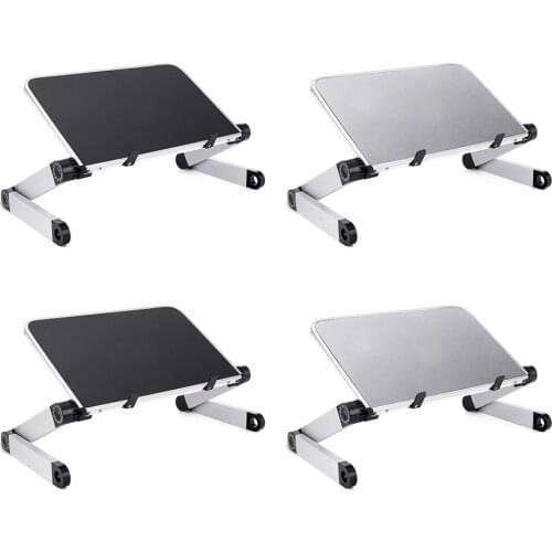 360 Degree Adjustable Computer Table Adjustable Ergonomic Laptop Stand Laptop Desk for Bed Living Room Book Stand