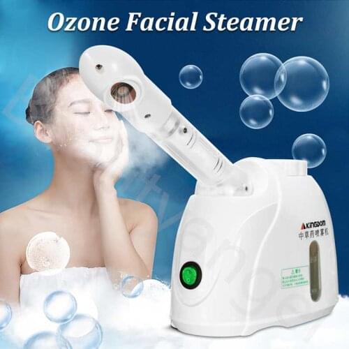 Portable Vapour ozone Vaporizador Sprayer Facial Steamer Face Care Skin Relax Beauty Aroma Herbal Steaming Spa Cleaner Device