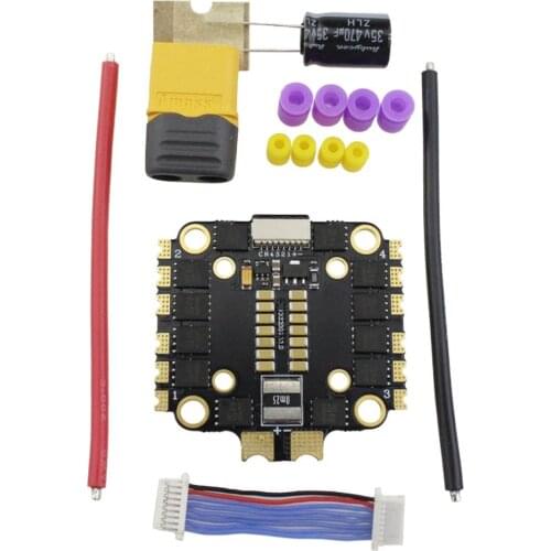 HAKRC 45A 2-6S 4in1 sans brosse ESC Double trou dfusil 150/300/600 PWM Oneshot125/42 Multshot pour helicoptere FPV