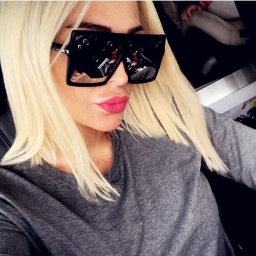 Square Sunglasses Oversized Women Men Luxury Brand Designer Classic Sun Glasses Female Retro Vintage Shades Eyewear Driving Cool