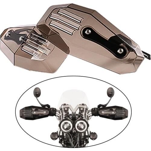 A Pair Universal Motorcycle Hand Guard Protector Wind Deflector Bike Shield
