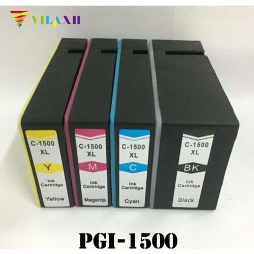Vilaxh PGI-1500 PGI 1500 xl Ink Cartridge for Canon PGI1500 pgi-1500xl MAXIFY MB2050 MB2000 MB2300 MB2350 Printer for Europe