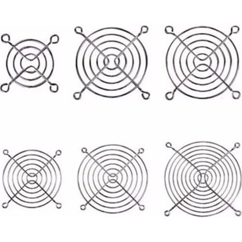 10PCS Silvery Metal Wire Finger Guard For CPU Fan DC Fan Grill Guard Protector Nickel Plated 40/60/80/90/120mm