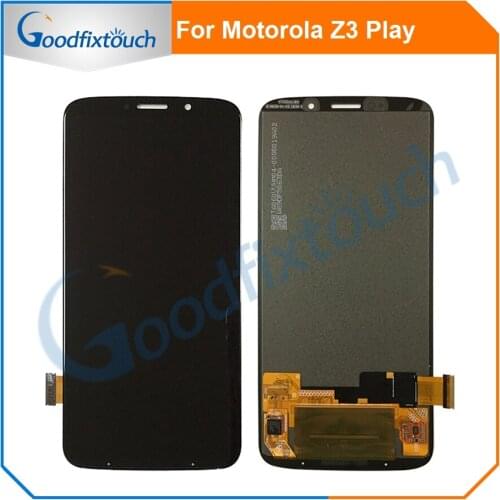 Tested Original LCD For Motorola Z3 Play LCD Display Touch Screen Digitizer Assembly For Moto Z3 Play XT1929 Repair Parts