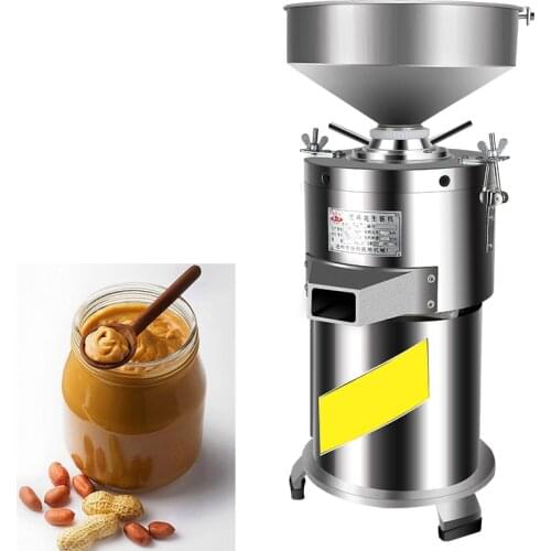 100 Model Peanut Butter Making Machine Stainless Steel Commercial Grinder Grain Crusher Sesame Walnut Nuts Grinding