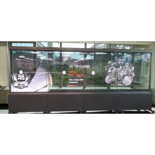 2*4pcs 55'' inch OLED display transparent screens 55-inch OLED display video wall