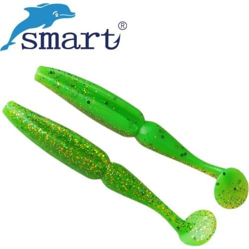 Smart 5Pcs Soft Baits 7.5cm 3.5g Fishing Lure Silicone Bait Isca Artificial Para Pesca Wobbler Plastic Grub Bass Leurre Peche