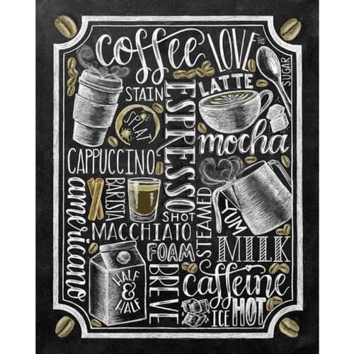 5d Full Round Diamond Painting New Arrivals Coffee Diamond Embroidery Cross Stitch Cup Handicraft Home Art Decor