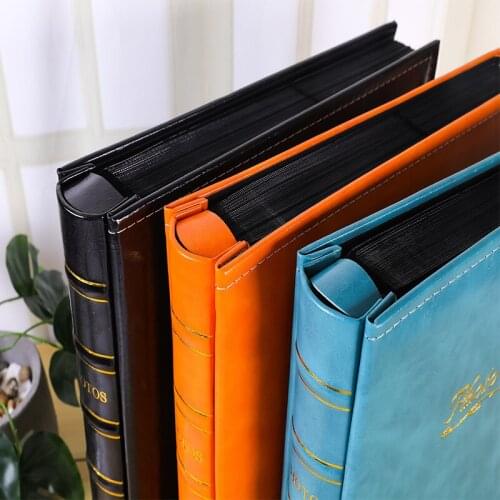 600 Sheets 6-inch Photo Interstitial Photo Album Retro PU leather Foto Albums Scrapbook Wedding Memory Album