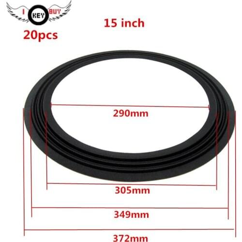 20pcs/lot 372mm15 Inch Bass Subwoofer Cloth Edge Repair Accessories 3 Line Ring Inner Diameter 290 mm