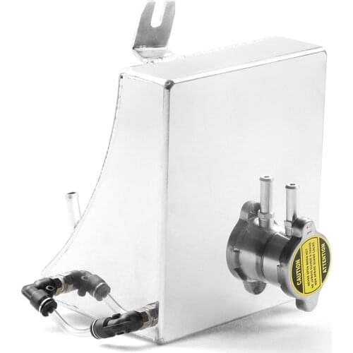 240SX S13 SR20DET KA24DE KA24E KA24 Aluminum Coolant Overflow Tank Reservoir Kit For Nissan (Fits: 240SX) TT100946-SL