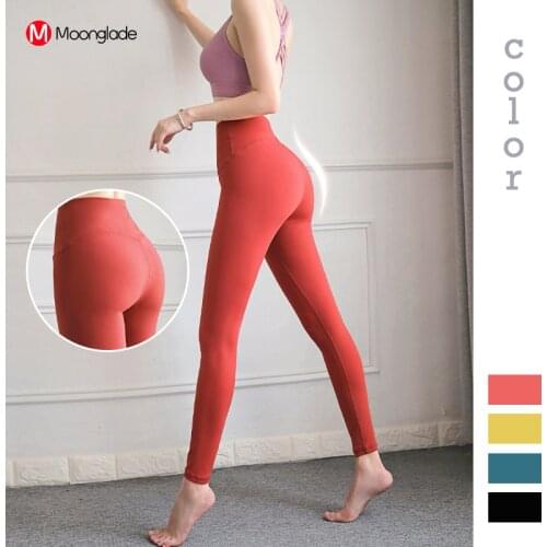 Moonglade Yoga Pants High Waist Gym Leggings Sport Women Fitness Workout Clothes Sports Wear Push Up Hip Lift No T-Line Tights