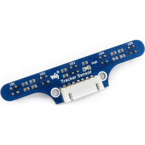 Waveshare Tracker Sensor Robot/Smart car Infrared Line Tracking,5-ch ITR20001/T Infrared Detector Module