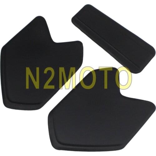 For BMW R1200GS LC ADV Black Motorcycle Rubber Tank Side Knee Traction Pad Sticker Decals 2008-2017