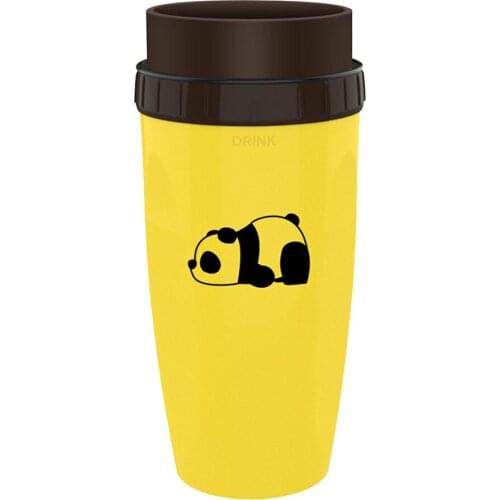 French Coverless Twist Cup Tumbler Straw Sippy Water Bottles Portable for Children Adults FPing