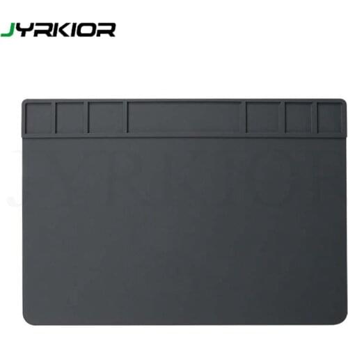 Jykior Magnetic Screw Mat Repair Working Pad, Heat Insulation Silicone Pad BGA Soldering Repair Station Maintenance Platform