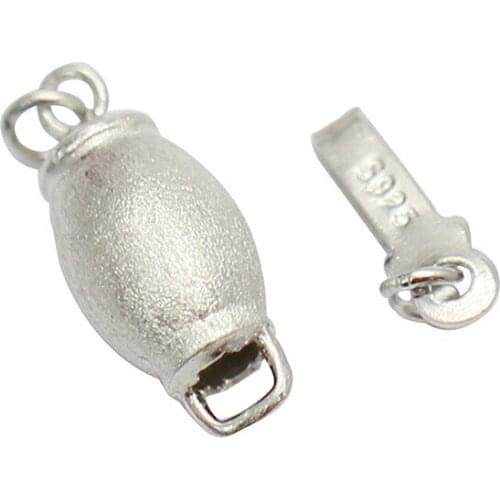 Beadsnice Sterling Silver Ball Chain Connector Clasp Metal Connector for Bracelet Jewelry DIY Making Accessories