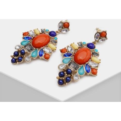 Amorita boutique design new colourful drop earrings
