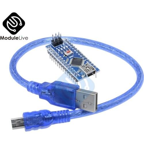 CH340g CH340 Nano V3.0 3.0 ATmega328 ATmega328P Mini USB Driver 5V 16M 16MHZ Micro Controller Board For Arduino Module Usb Cable