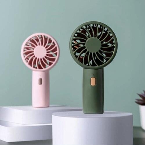 Handheld Mini Air Cooler Portable Fan USB Charging Small Personal Cooling Tools for Home Office Outdoor Travel Summer