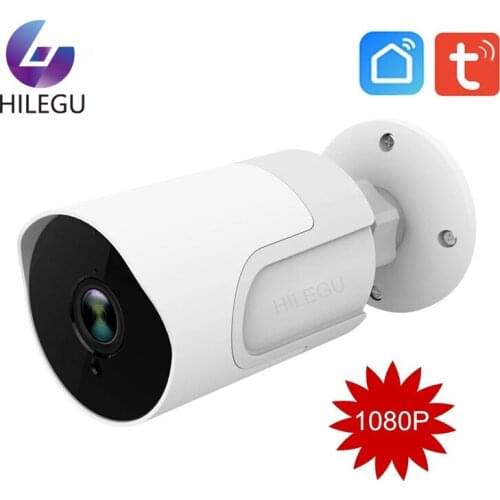 WiFi Camera Tuya Smart Life Camera 1080P Outdoor Wireless Home Security Outdoor waterproof Camera Two Way Audio Motion Detection