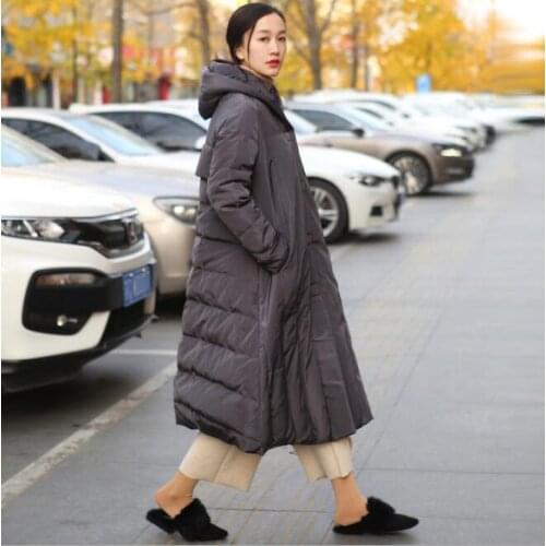 Hooded Down Coat Jacket,Women Coat Custom Made Winter Duck Down Jacket Plus Size