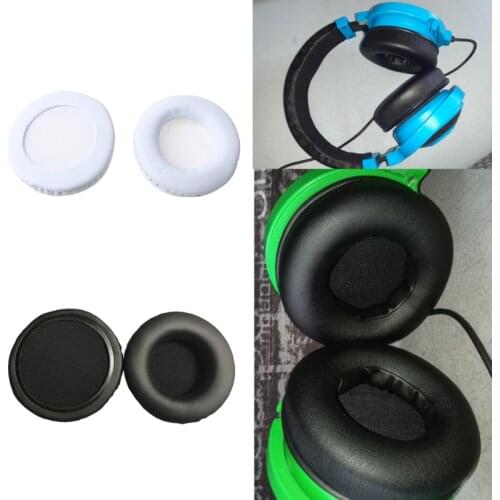 1Pair 90mm Headphone Cushions Ear Pads Cushion For Razer Kraken Pro Gaming Headphones