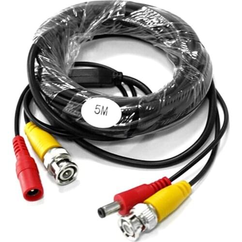 2018 new BNC DC CCTV Security Camera Video DVR Siamese-type Data Extension Cable Cable 1 m 5 m 10 m 20 m 30 m