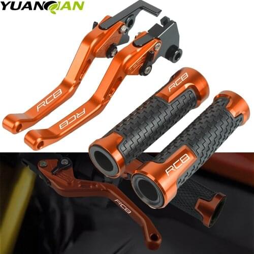 Motorcycle Accessories CNC Brake Clutch Levers Handlebar Grip Handle Hand Grips for RC8 RC8R 2009 2010 2011 2012 2013-2016