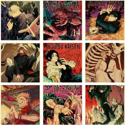 Diamond Painting Poster Wall Art 5D DIY Anime Jiu-Jitsu Kaisen Poster Diamond Embroidery Home Living Room Decoration Picture