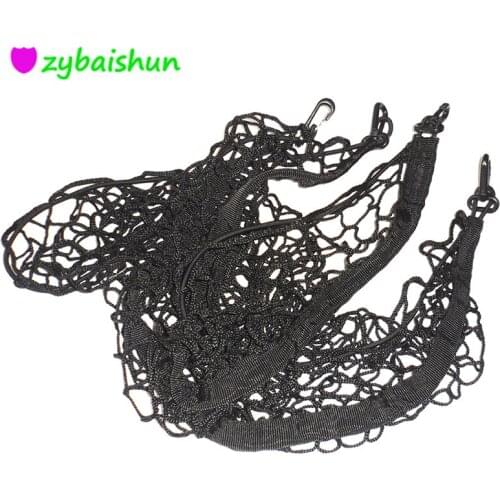 Auto Care 70 x 70cm Universal Car Trunk Luggage Storage Cargo Organiser Nylon Elastic Mesh Net With 4 Plastic Hooks