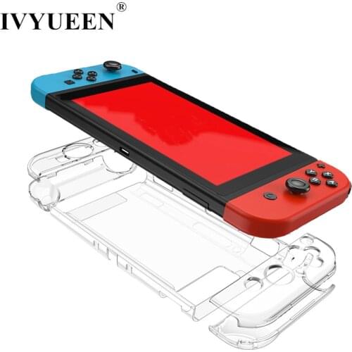 IVYUEEN Dockable Cover Case for Nintend Switch NS Console Protective Hard Crystal Case Shell for NintendoSwitch Game Accessories