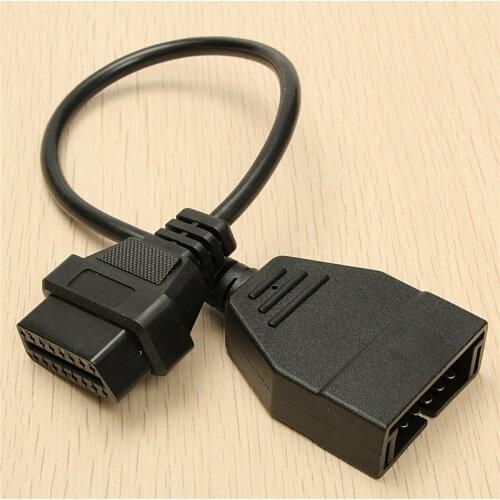 GM 12 Pin OBD1 to 16 Pin OBD2 Convertor Adapter Cable For Diagnostic Scanner