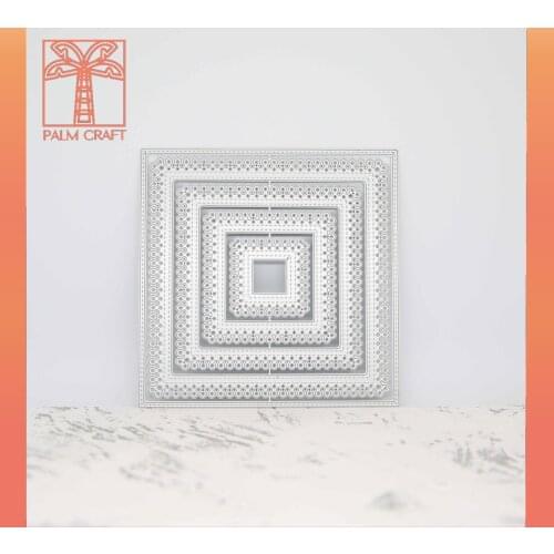 Square Border frame metal die cutting dies set 2020 DIY Scrapbooking & Stamping Card die cut making Crafts embossing Stencil
