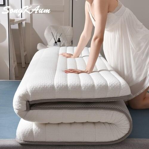 SongKAum New Fashion Latex Mattress Folding Mattress For Queen/King /Twin/Full Size Bed Breathe Foam Tatami Mattress
