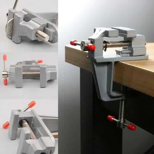 35MM Aluminium Alloy Table Bench Clamp Vise Mini Bench Vise Table Screw Vise for DIY Craft Mold Fixed Repair Tool