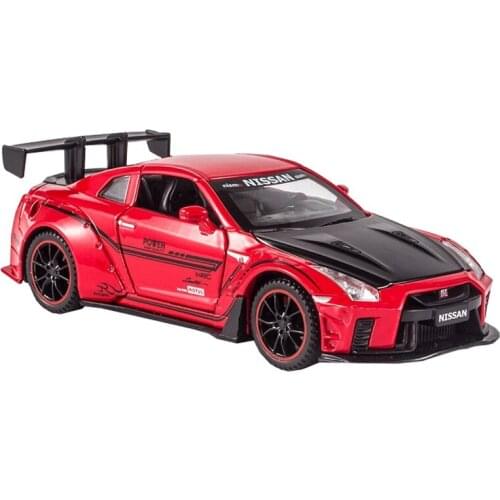New 1:32 Nissan GTR Simulation Alloy Sports Car Model Cars Free Shipping Kid Toys For Children Gifts Boy Toy