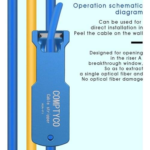 NEW Model Longitudinal Stripper 8.5mm 10.4mm 14mm Optical Fiber Tool Cable Jacket Slitter Cable Sheath Cutter Slitter