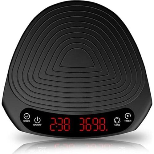 New 2Kg/0.1G Drip Coffee Scale with Timer Portable Electronic Digital Kitchen Scale High Precision LED Electronic Scales