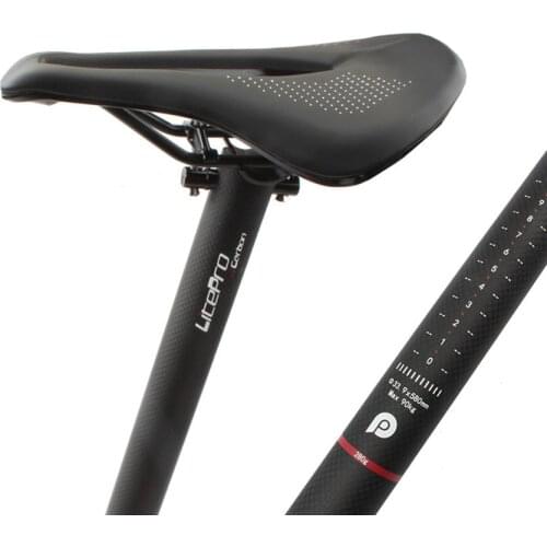 Litepro LP Full Carbon Fiber Seatpost 33.9mm*580mm Seat Tube Ultralight 300g SP8 Folding Bike Seat Post